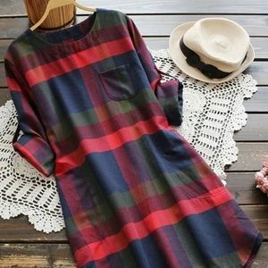 Plaid dress